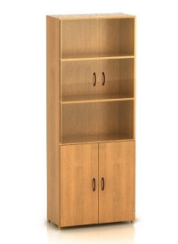 Шкаф высокий со стеклом (740х390х2002)